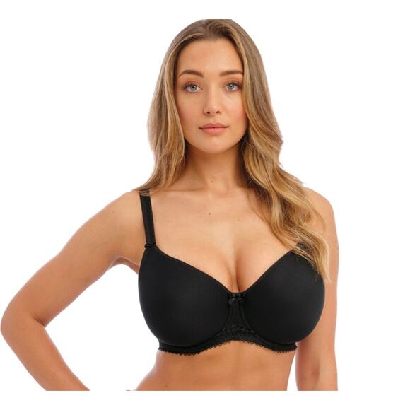 Fantasie Womens Bra Size 30K Black Rebecca Molded FL2024 Underwire Full Coverage - Picture 1 of 5